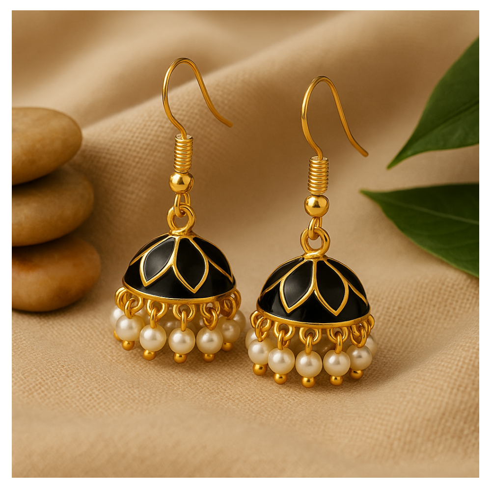 Black bali earing